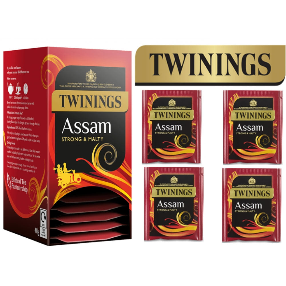 Twinings Assam Enveloped Tea 20's