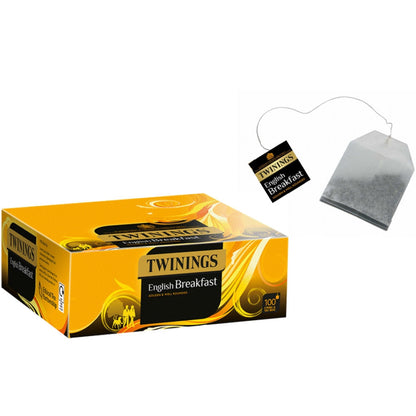 Twinings English Breakfast String & Tagged 100's