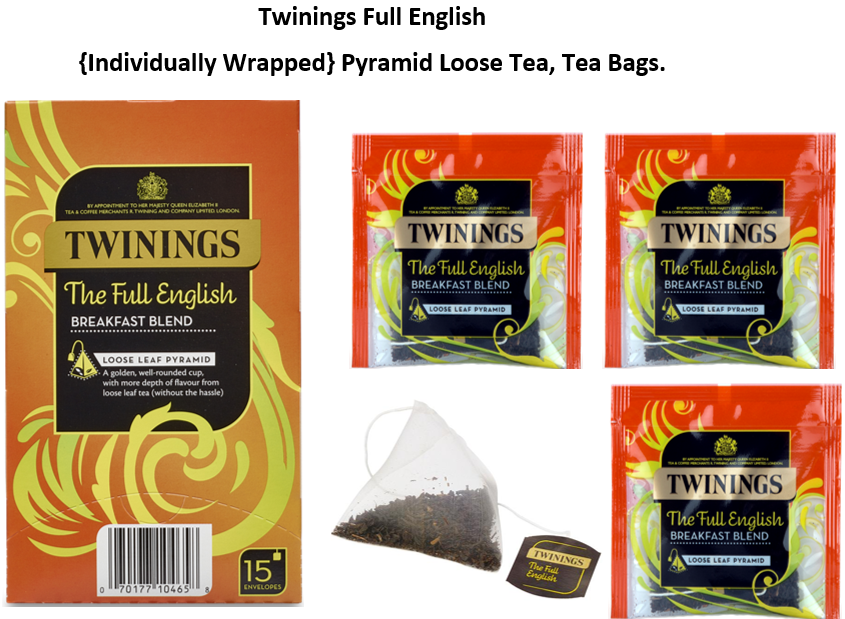 Twinings The Full English  Loose Leaf Pyramid Bags 15s