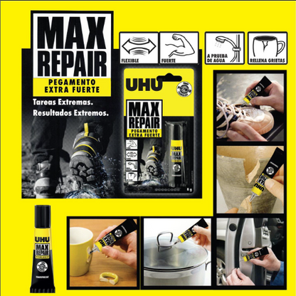 UHU Max Repair Power Adhesive 8g Blister Card 64587