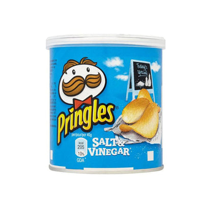 Pringles Salt & Vinegar Crisps 40g x 12 per case