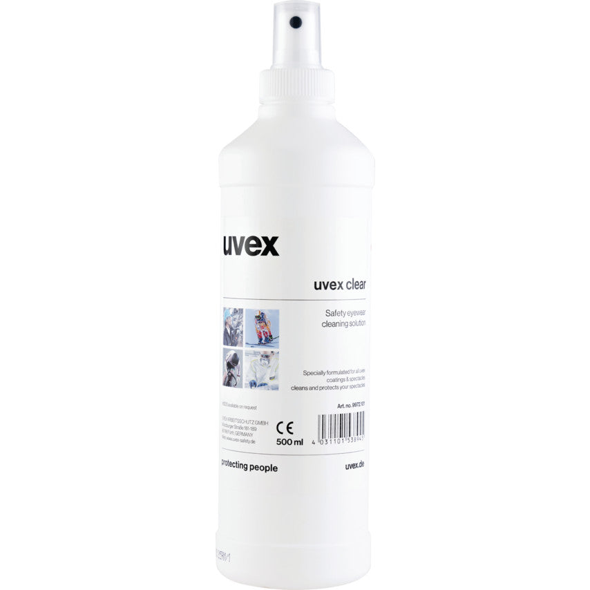 Uvex Formulated Cleaning Fluid 500ml / 16oz