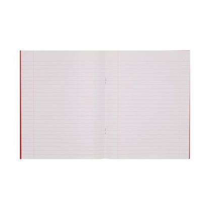 Rhino Exercise Book 8mm Ruled 80 Pages 9x7 Red (Pack of 100) VC46631