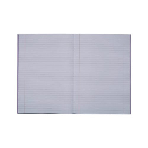 Rhino Exercise Book 80 Page A4 8mm Ruled Purple Contract (Pack of 50) VEXV668-1595-0
