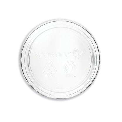 Vegware Portion Pot Lid 4oz and 2oz Clear (Pack of 2000) CF736