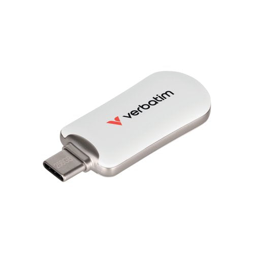 Verbatim Plectra USB-C Flash Drive 256GB White 30230