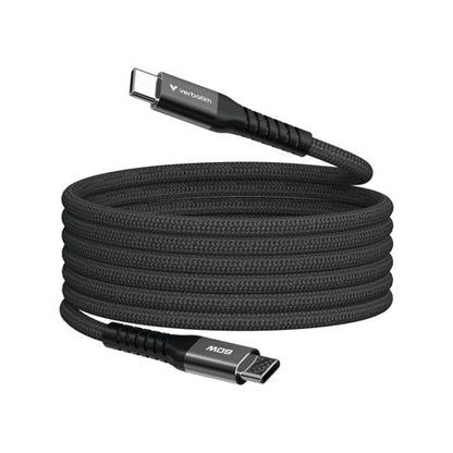 Verbatim Sync + Charge Magnetic Cable 60W USB-C to USB-C 120cm Black 31859