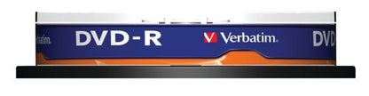 Verbatim DVD-R 16X Branded Silver Spindle of 10 Discs - 43523