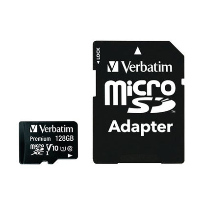 Verbatim Premium SDXC Micro Card 128Gb with Adapter 44085