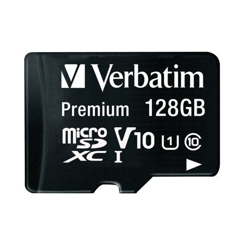 Verbatim Premium SDXC Micro Card 128Gb with Adapter 44085