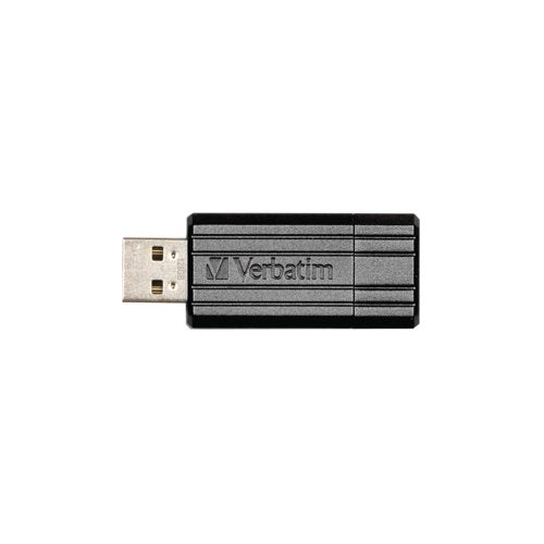 Verbatim Store N Go Pinstripe USB 2.0 Drive 128Gb Black 49071