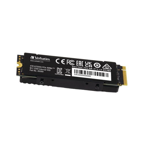 Verbatim Vi7000G PCIe NVMe M.2 2280 Internal Solid State Drive 4TB 49369