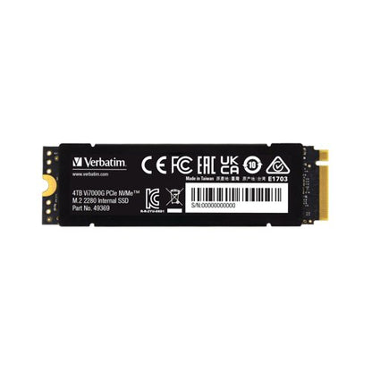 Verbatim Vi7000G PCIe NVMe M.2 2280 Internal Solid State Drive 4TB 49369