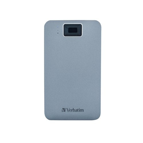 Verbatim Executive Fingerprint Secure Hard Drive USB 3.2 Gen 1 USB-C 2TB Grey 53653