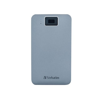 Verbatim Executive Fingerprint Secure Hard Drive USB 3.2 Gen 1 USB-C 2TB Grey 53653