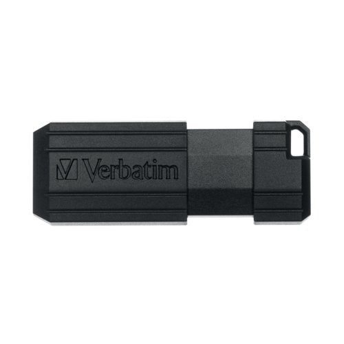 Verbatim Pinstripe USB Drive 8Gb Black 49062