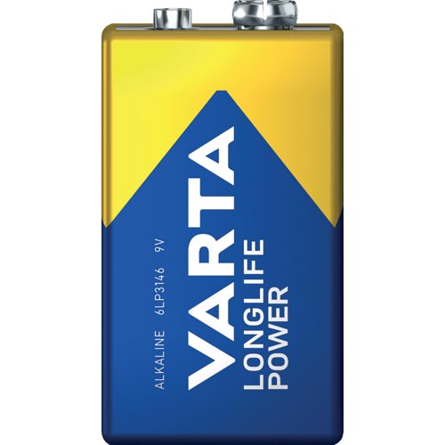 Varta Longlife Power 9V Battery (Pack of 2) 04922121412