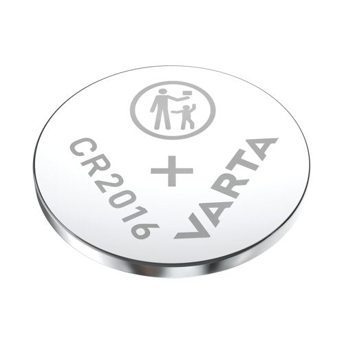 Varta CR2016 Lithium Coin Cell Battery (Pack of 2) 06016101402