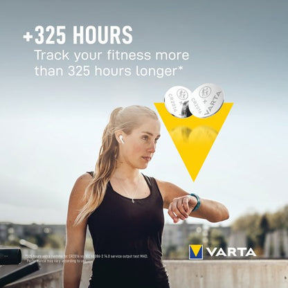 Varta CR2016 Lithium Coin Cell Battery (Pack of 2) 06016101402