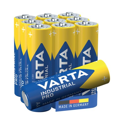 Varta Industrial Pro AA Battery (Pack of 10) 04006211111