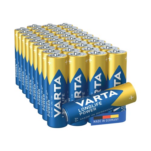Varta Longlife Power AA Battery (Pack of 40) 04906121194