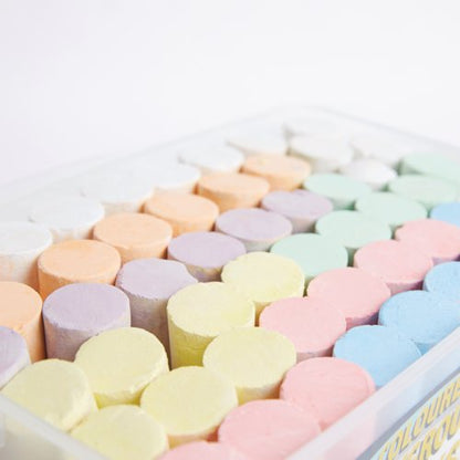 Craft Planet Coloured Playground Chalk Tub of 52 CPT 714104