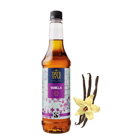 Tate & Lyle Fairtrade Vanilla Pure Cane Barista Syrup (750ml), Discounted Pump Option.