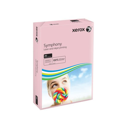 Xerox Symphony A4 Paper 80gsm Pastel Pink (Pack of 500) 003R93970
