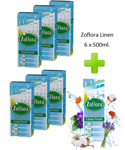 Zoflora Linen Fresh Concentrated Disinfectant 500ml
