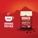 Kenco Smooth Instant Coffee 650g Refill Bag - ONE CLICK SUPPLIES