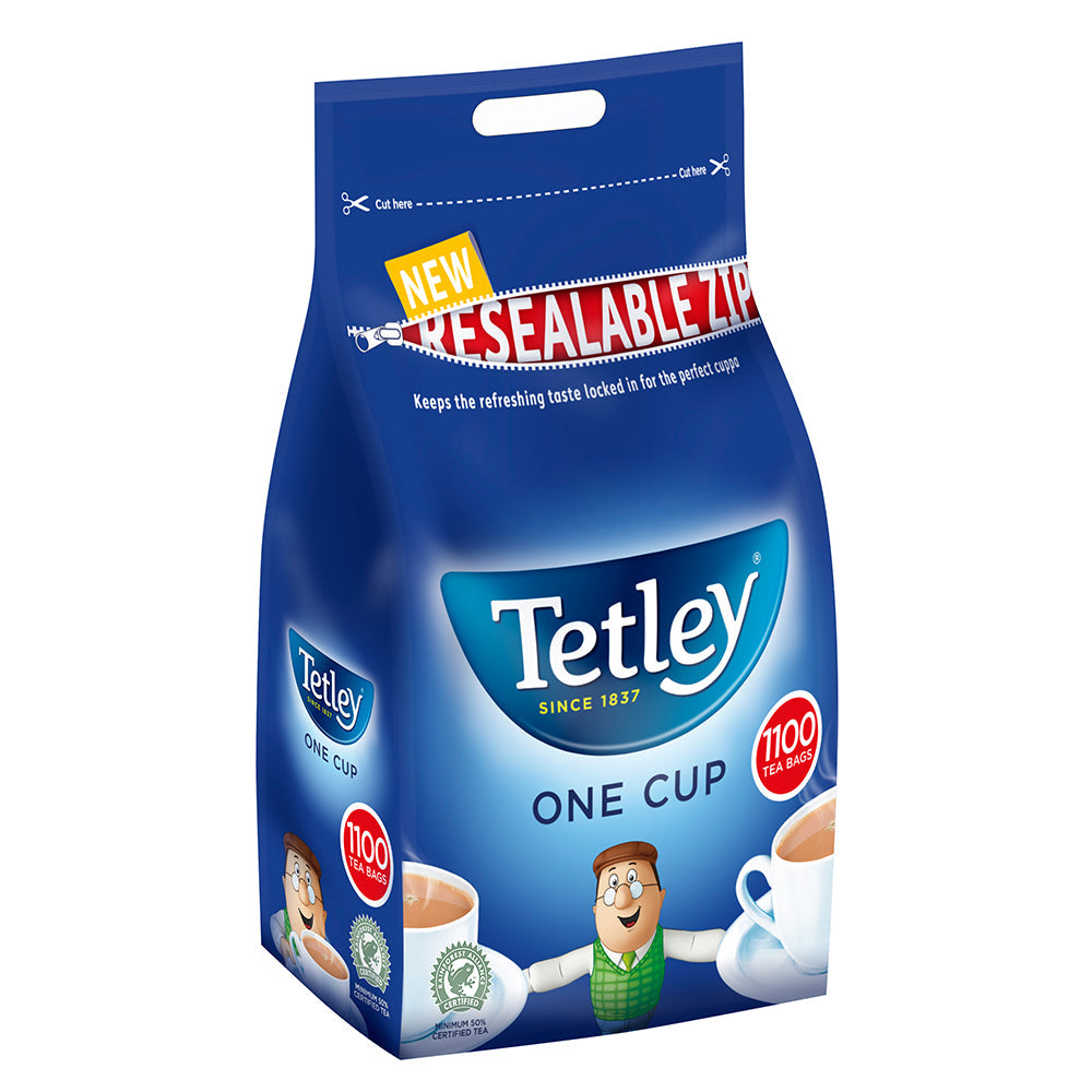 Tetley One Cup Tea Bags Catering (Pack of 1100) - ONE CLICK SUPPLIES