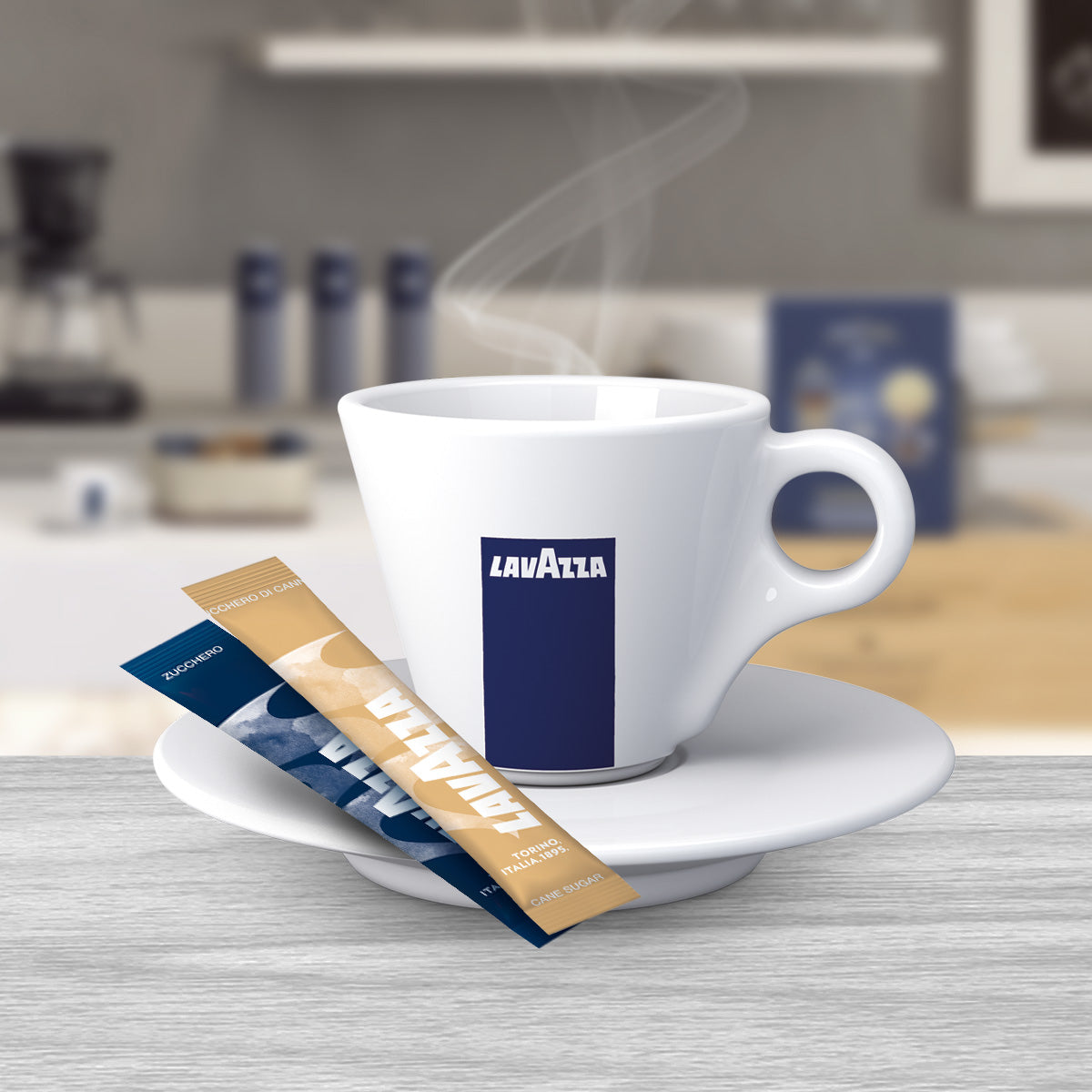 Lavazza Branded White Sugar Sticks - Box of 700 - ONE CLICK SUPPLIES