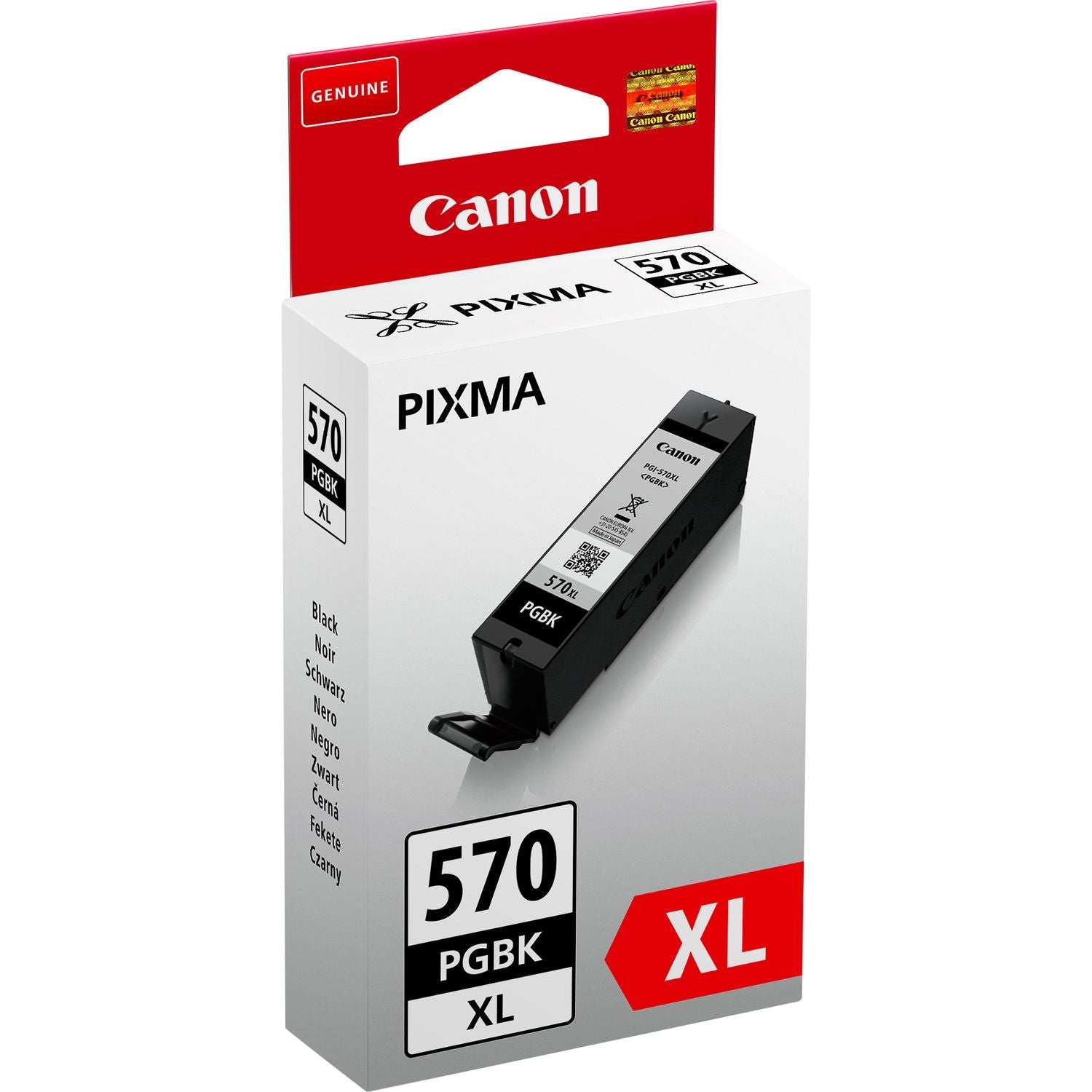 Canon PGI-570PGBK XL (Black) Ink Cartridge (Yield 500 Pages) - ONE CLICK SUPPLIES
