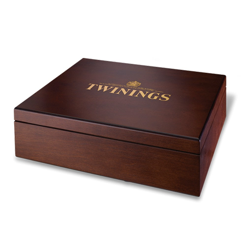 Twinings 12 Compartment Wooden Display Box & 120 Mixed Superblend Flavours - ONE CLICK SUPPLIES