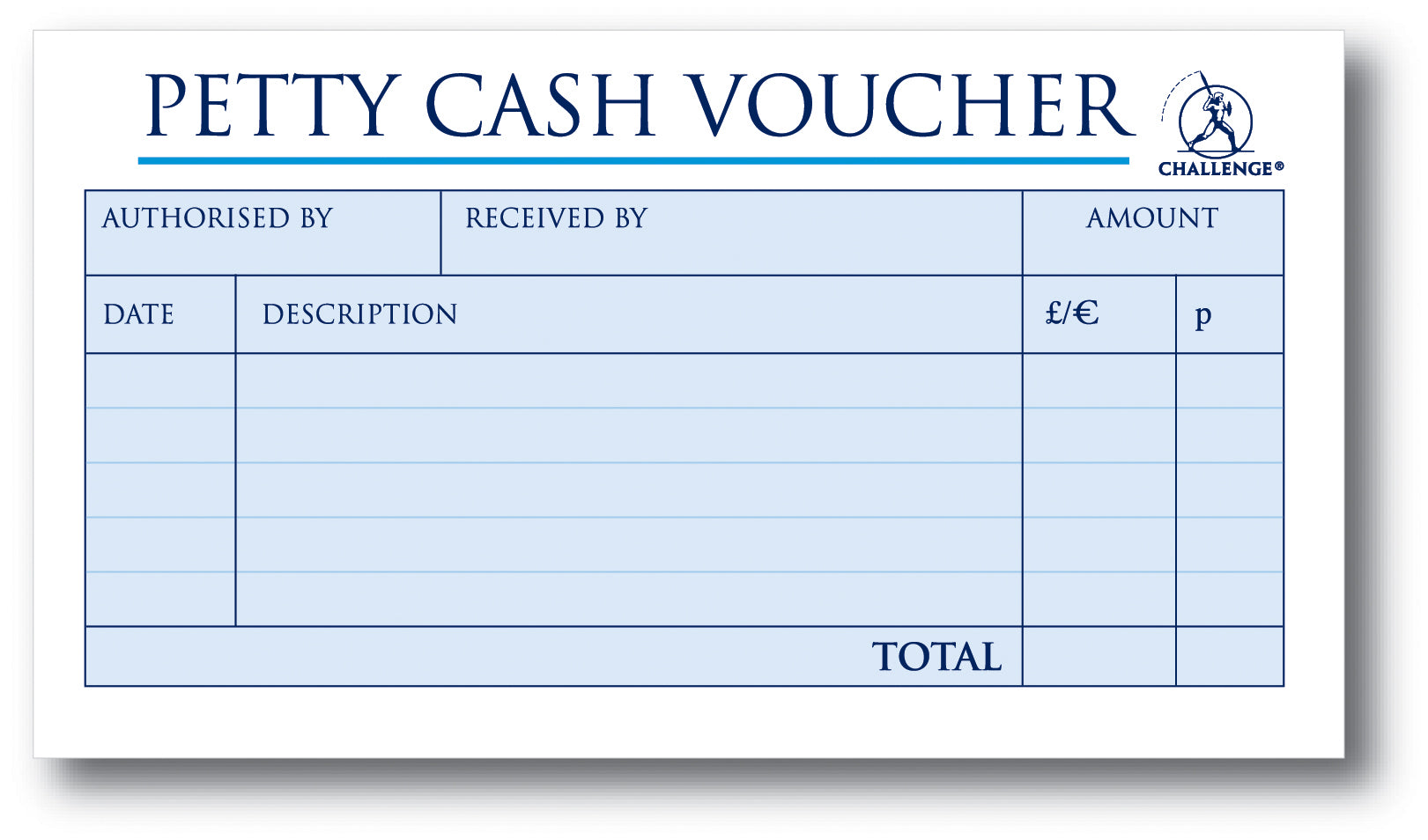 Challenge 280x141mm Duplicate Petty Cash Book Carbonless Wirebound 200 Sets - 100080052 - ONE CLICK SUPPLIES