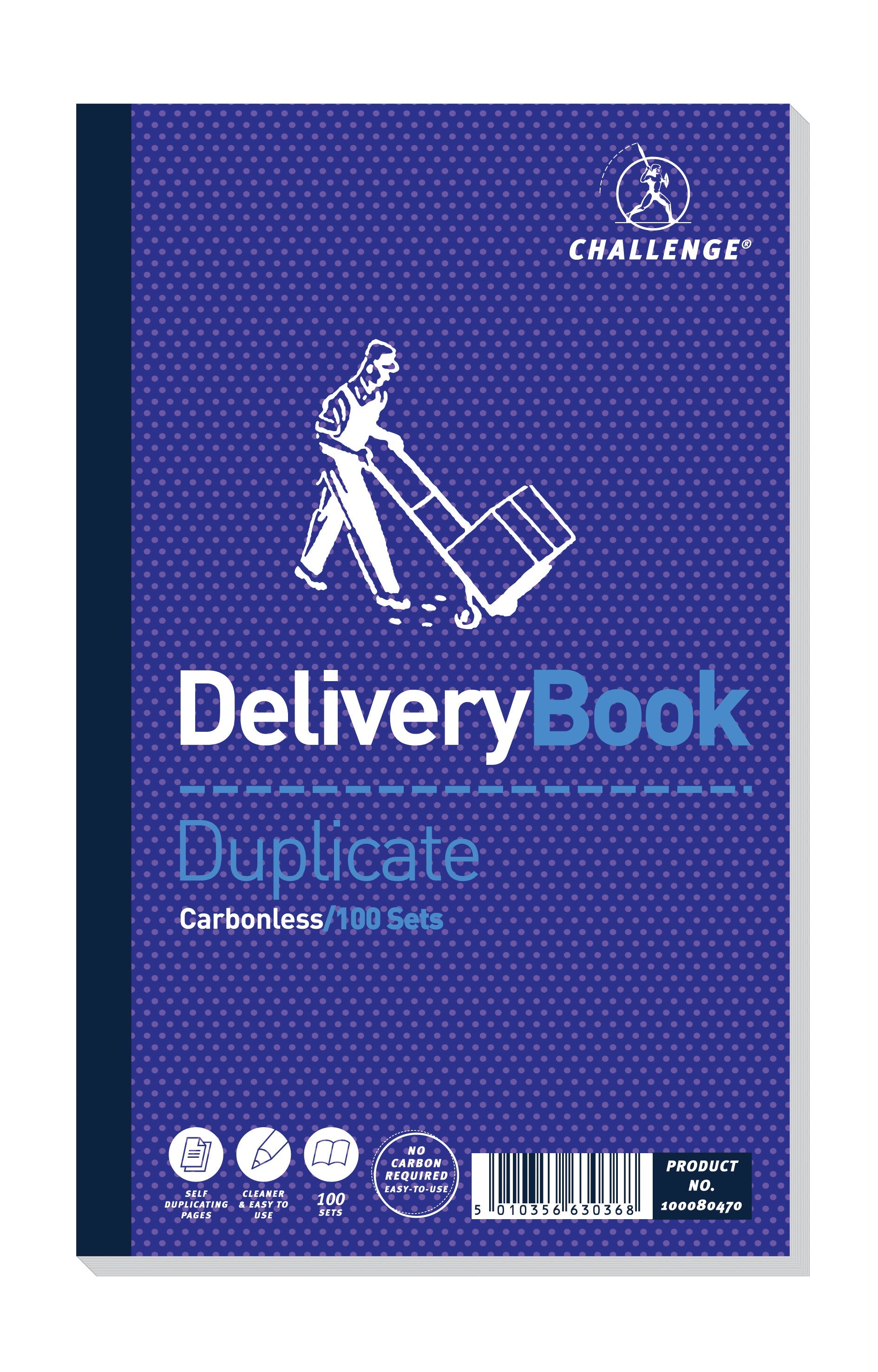 Challenge Duplicate Book Carbonless Delivery Note 210x130mm (Pack 5) 100080470 - ONE CLICK SUPPLIES