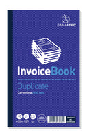 Challenge Duplicate Invoice Book 210x130mm Card Cover Without VAT 100 Sets (Pack 5) 100080526 - ONE CLICK SUPPLIES