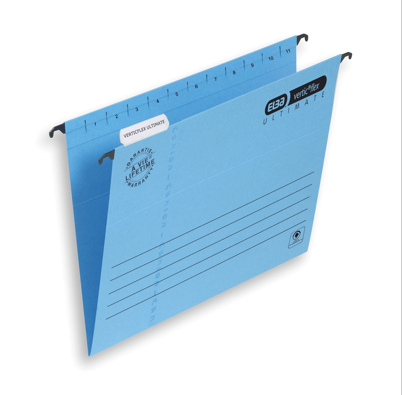 Elba Verticflex Ultimate Foolscap Suspension File Manilla 15mm V Base Blue (Pack 25)100331168 - ONE CLICK SUPPLIES