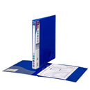 Snopake Superline Ring Binder 2 O-Ring A4 15mm Rings Electra Blue (Pack 10) - 10120 - ONE CLICK SUPPLIES