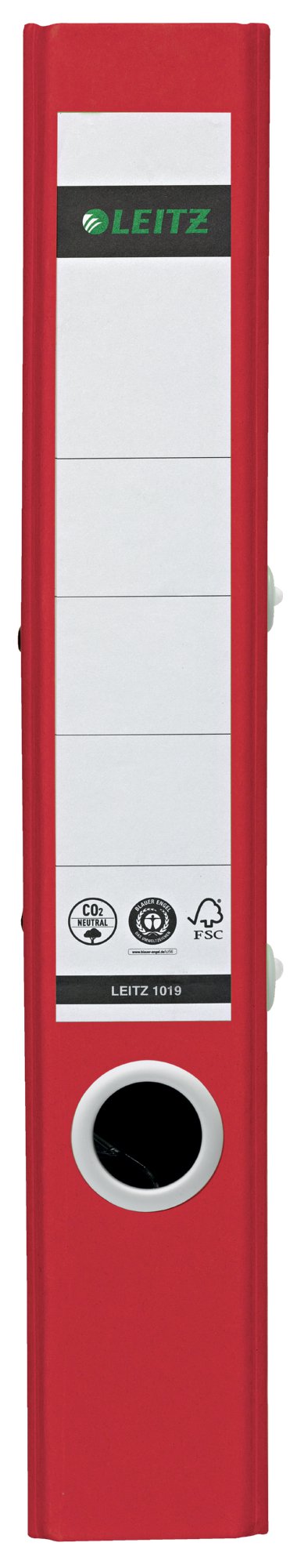 Leitz 180 Recycle Lever Arch File A4 50mm Spine Red 10190025 - ONE CLICK SUPPLIES