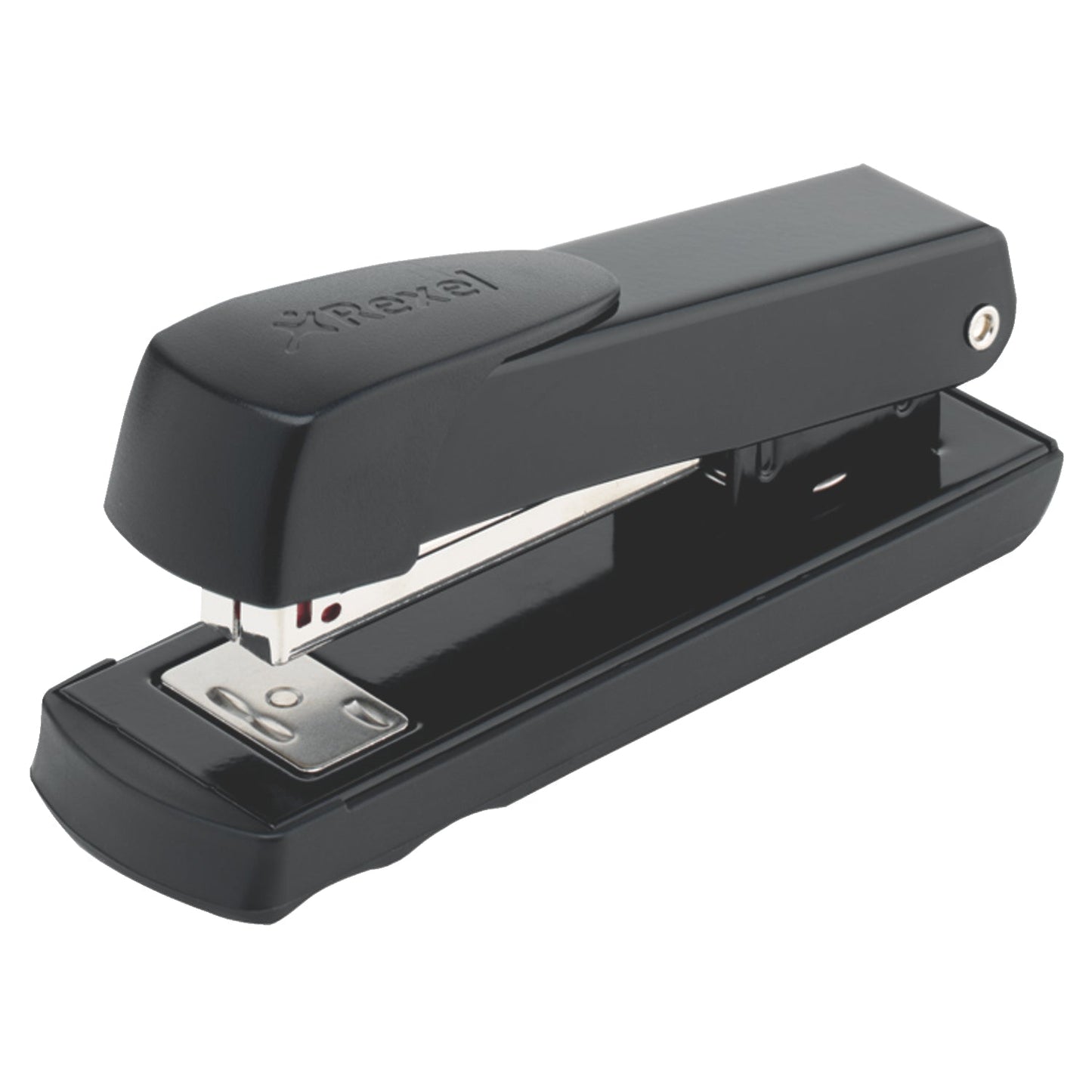 Rexel Meteor Half Strip Stapler 20 Sheet Black 2100019 - ONE CLICK SUPPLIES