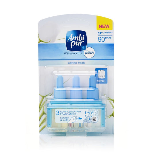 Ambi Pur 3volution Refill Cotton Fresh 20ml - ONE CLICK SUPPLIES