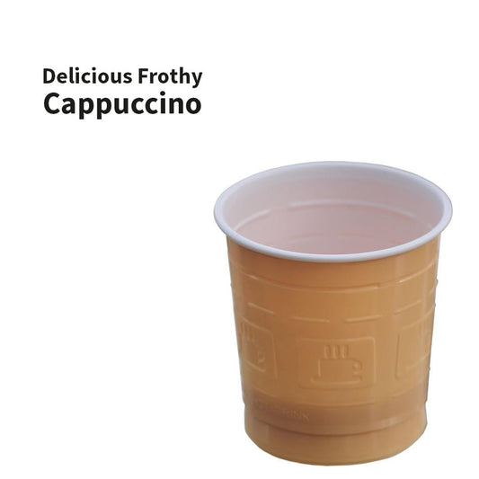 Delicious Frothy Cappuccino Vending In-Cup (25 Cups) - ONE CLICK SUPPLIES