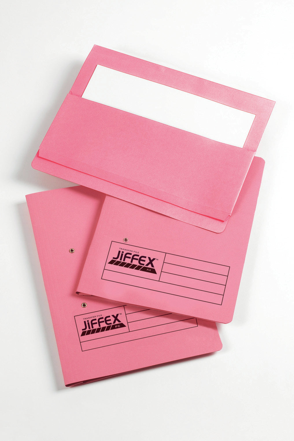 Rexel Jiffex Transfer File Manilla A4 315gsm Pink (Pack 50) 43247EAST - ONE CLICK SUPPLIES