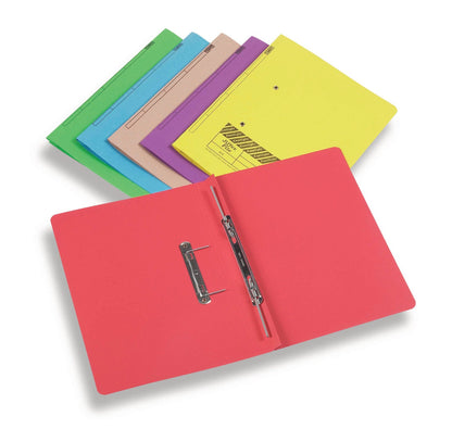 Rexel Jiffex Transfer File Manilla Foolscap 315gsm Pink (Pack 50) 43217EAST - ONE CLICK SUPPLIES