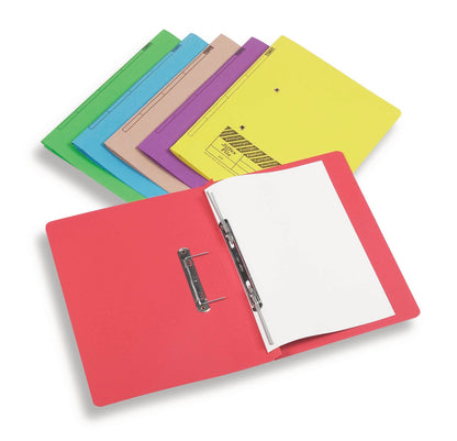 Rexel Jiffex Transfer File Manilla Foolscap 315gsm Pink (Pack 50) 43217EAST - ONE CLICK SUPPLIES