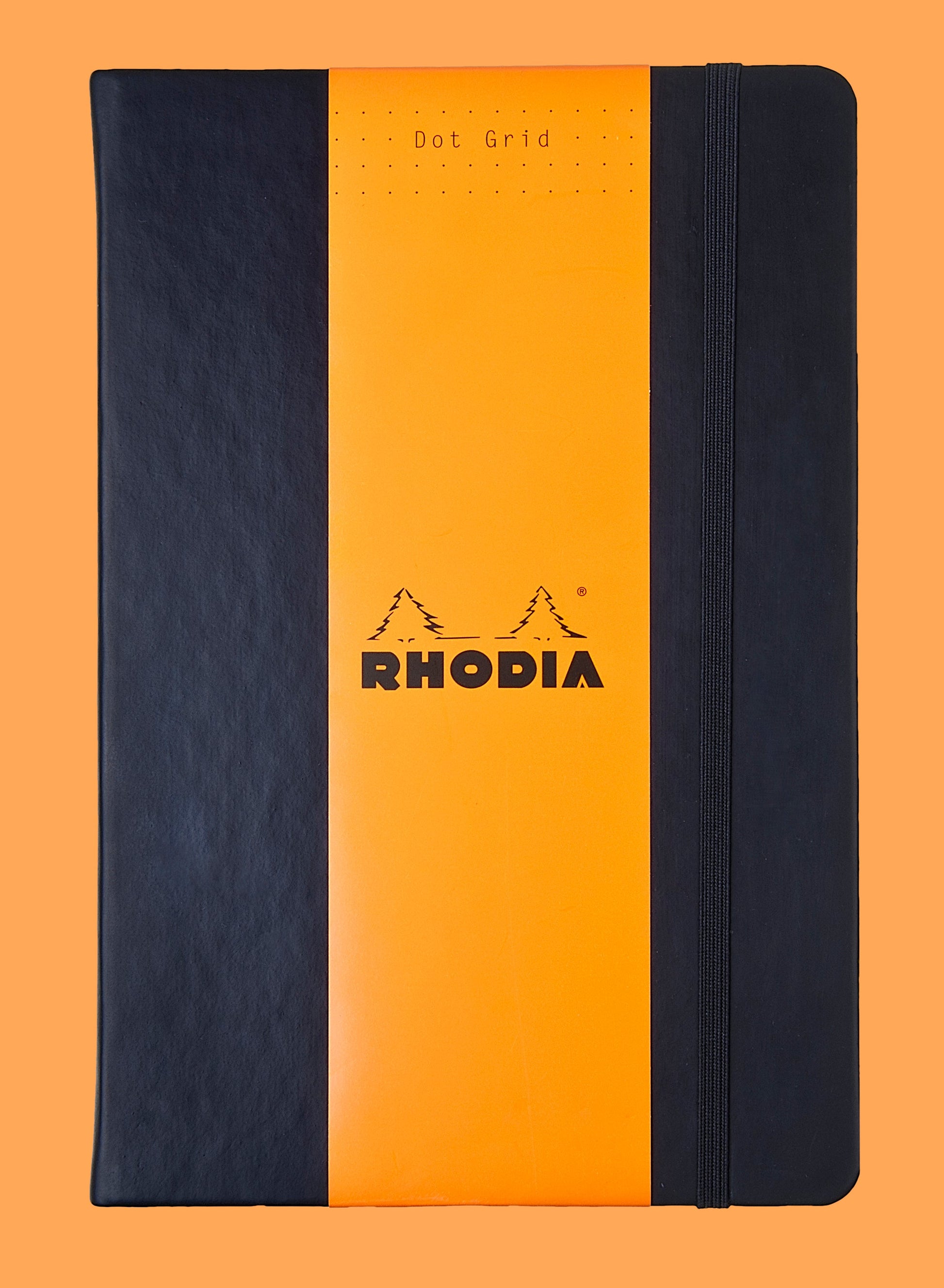 Rhodia A5 Hard Cover Casebound Web Notebook Dot Grid 192 Pages Black - 118769C - ONE CLICK SUPPLIES