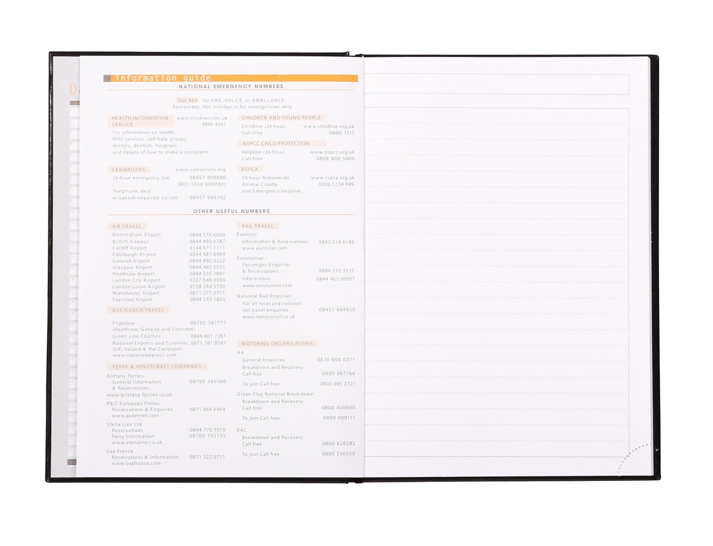 Rhodia A5 Hard Cover Casebound Business Book Ruled 192 Pages Black (Pack 3) - 119231C - ONE CLICK SUPPLIES