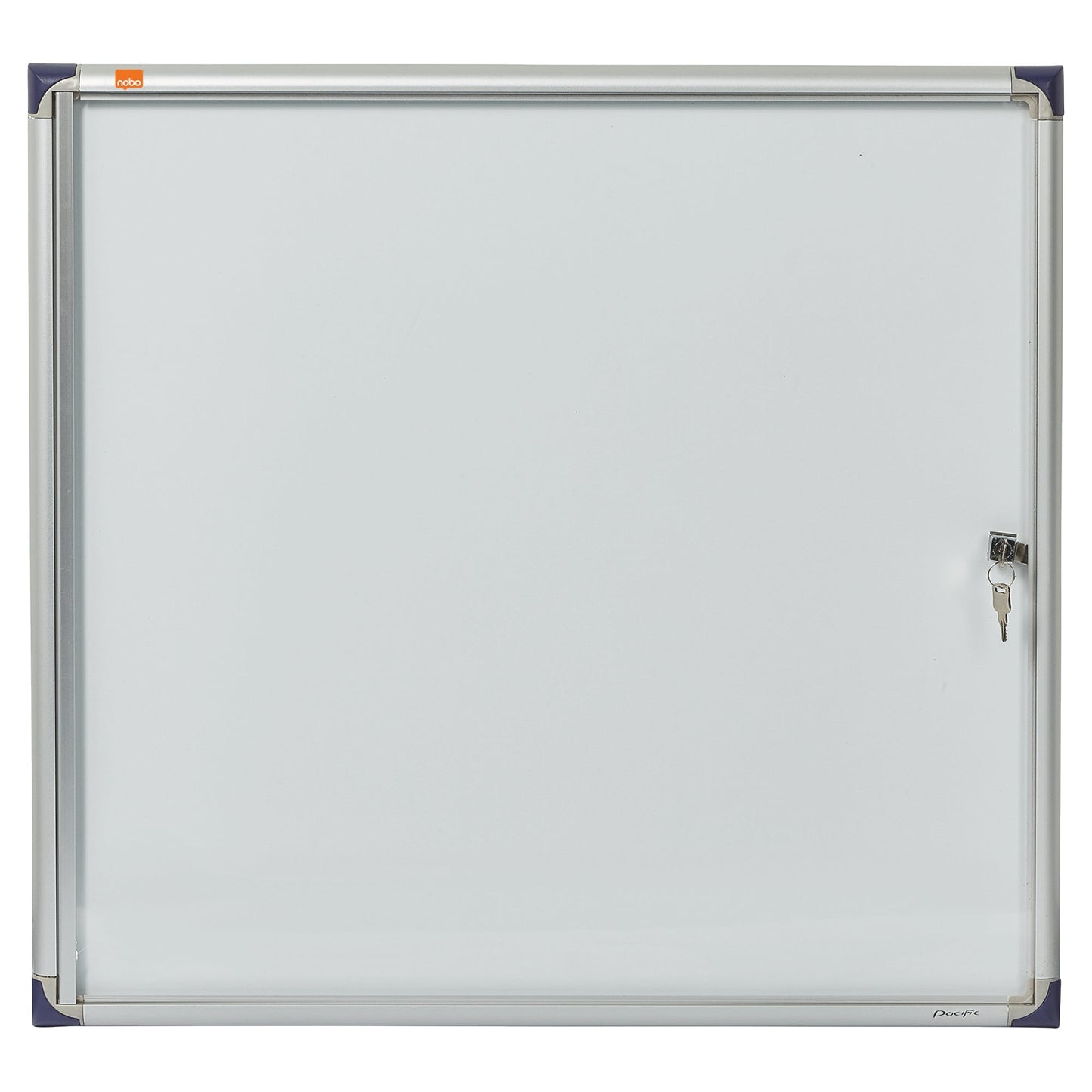 Nobo Extra Flat Magnetic Whiteboard Display Case Lockable 6 x A4 680x730mm 1900847 - ONE CLICK SUPPLIES