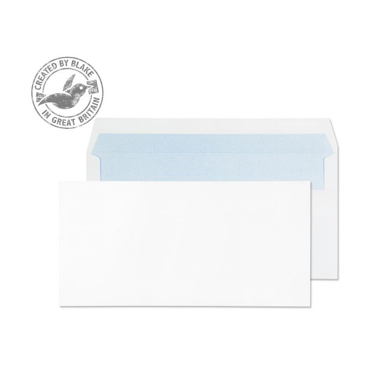 Blake PurelyEveryday Dl 90gsm Self Seal White Envelopes (Pack of 1000) - ONE CLICK SUPPLIES